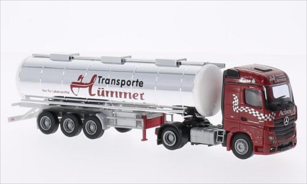Mercedes Actros 1/87 AWM 2 Stream. Hummer (H) Tank-SZ modelauto