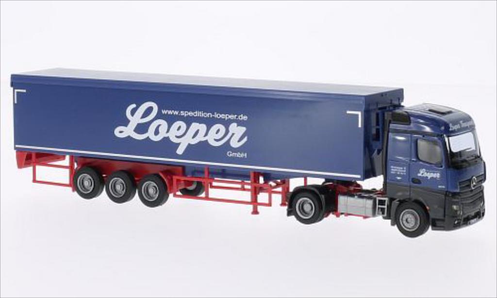 Mercedes Actros 1/87 AWM 2 Streamspace Loeper Kipp-SZ modelauto