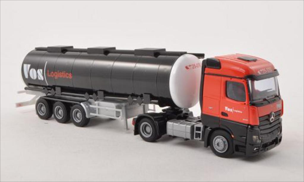Mercedes Actros 1/87 AWM 2 Streamspace Vos Logistics Tank-SZ modelauto