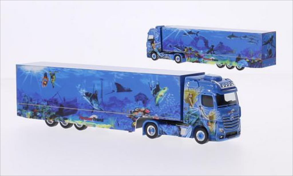 Mercedes Actros 1/87 Herpa Bigspace Fischer-Trans modelauto