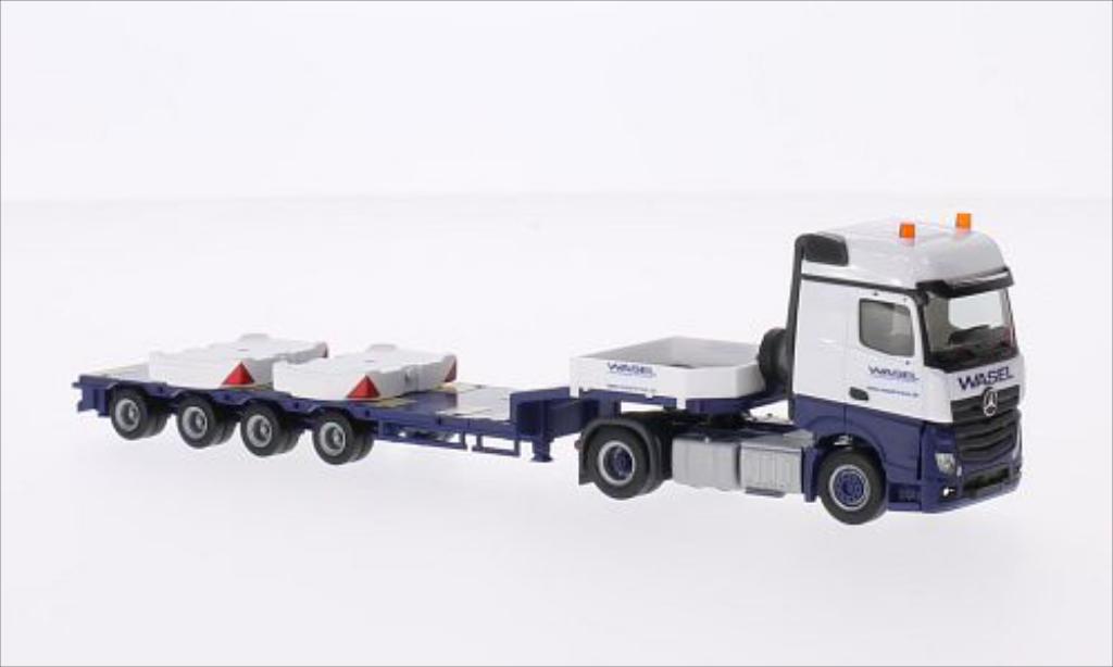 Mercedes Actros 1/87 Herpa Bigspace Wasel Krane modelauto