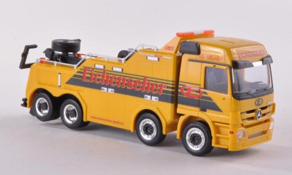 Mercedes Actros 1/87 Herpa L 08 Eichenseher Empl Bison Bergefahrzeug modelauto
