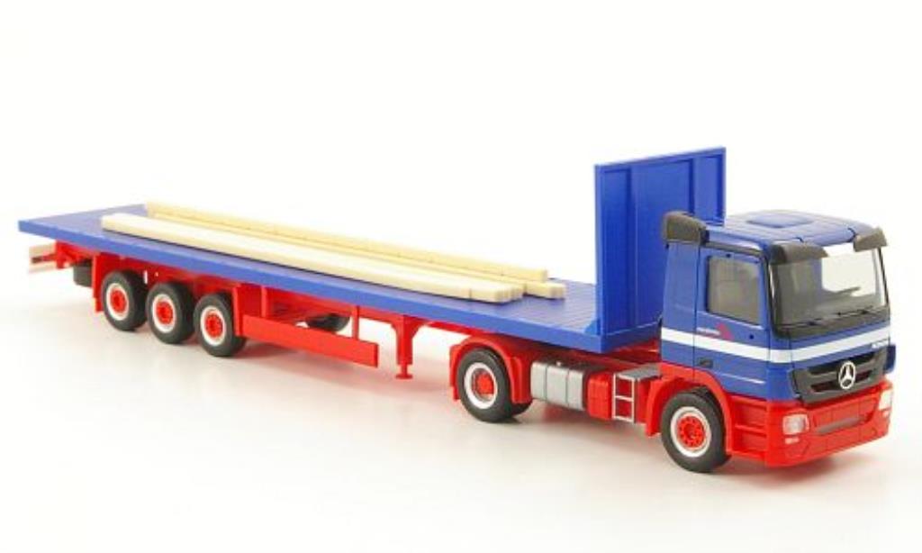 Mercedes Actros 1/87 Herpa M 08 Riwatrans Rungenpritschen-SZ modelauto