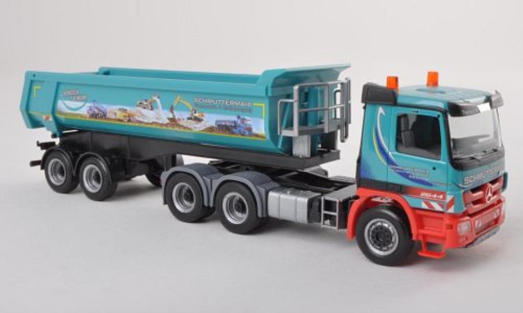 Mercedes Actros 1/87 Herpa M08 Rundmulden-SZ 3/2 Schmuttermair modelauto