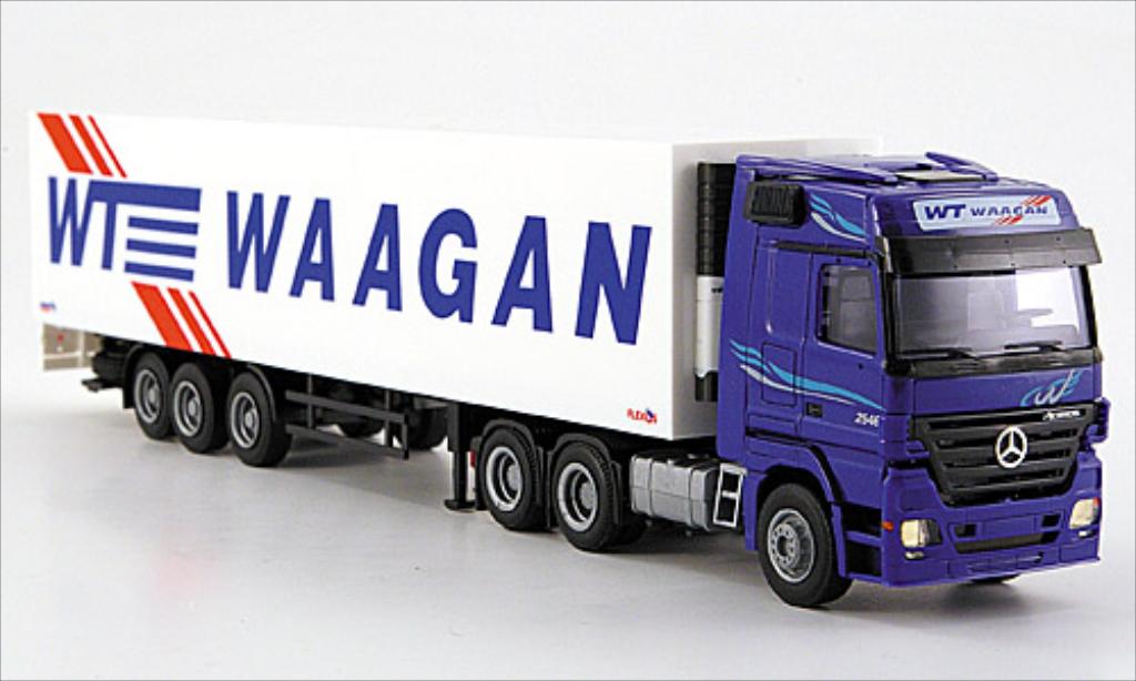 Mercedes Actros 1/87 AWM MP 2 LH Aerop. Kuhl-KSZ WT Waagan modelauto