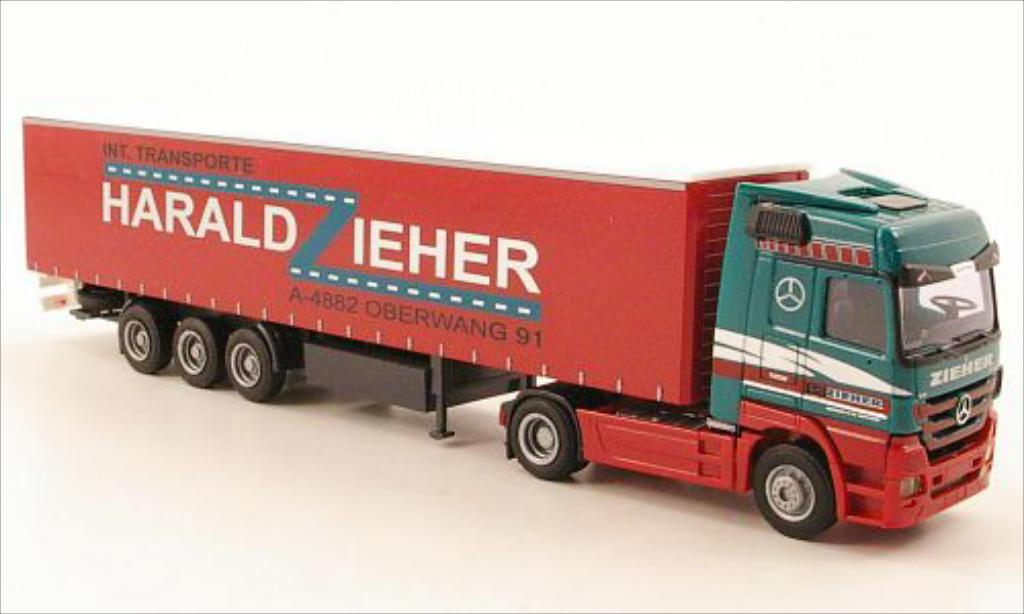 Mercedes Actros 1/87 AWM MP3 LH/Aerop. Harald Zieher G-KSZ modelauto