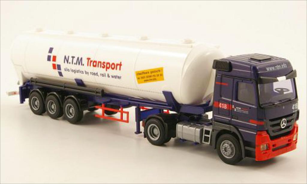 Mercedes Actros 1/87 AWM MP3 LH N.T.M. Transport (NL) Kippsilo-SZ modelauto