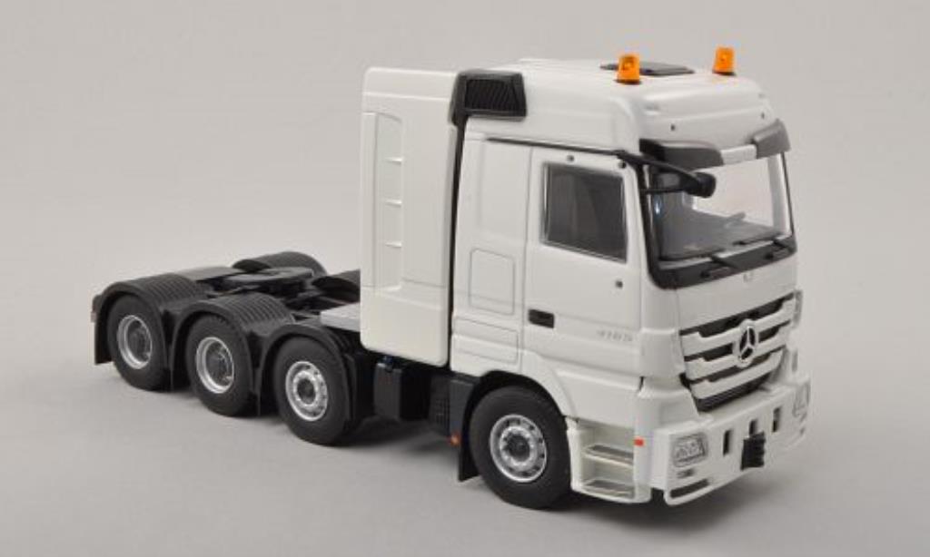 Mercedes Actros 1/50 Tekno MP3 wit 8x4 Schwerlastzugmaschine modelauto