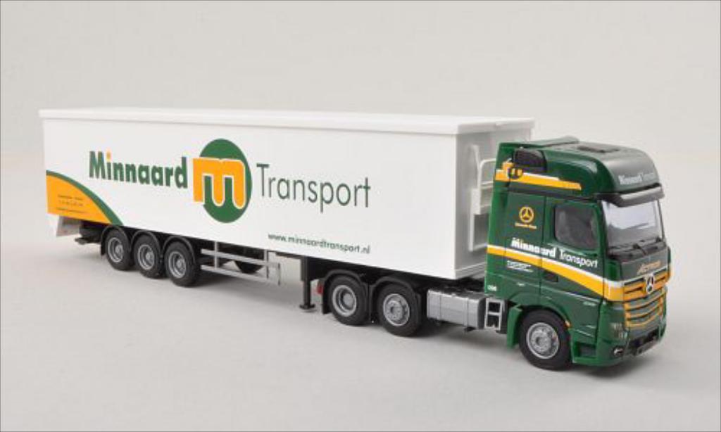 Mercedes Actros 1/87 AWM MP4 Minnaard Giga./Aerop.-Schubb.-SZ modelauto