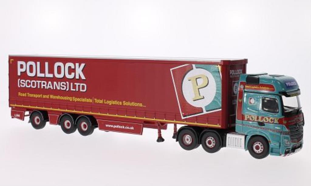 Mercedes Actros 1/50 Corgi (MP4) Pollock (Scotrans) Ltd Mega-Gardinenplanen-SZ modelauto