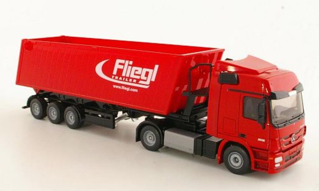 Mercedes Actros 1/50 Siku Muldenkipper Fliegl modelauto