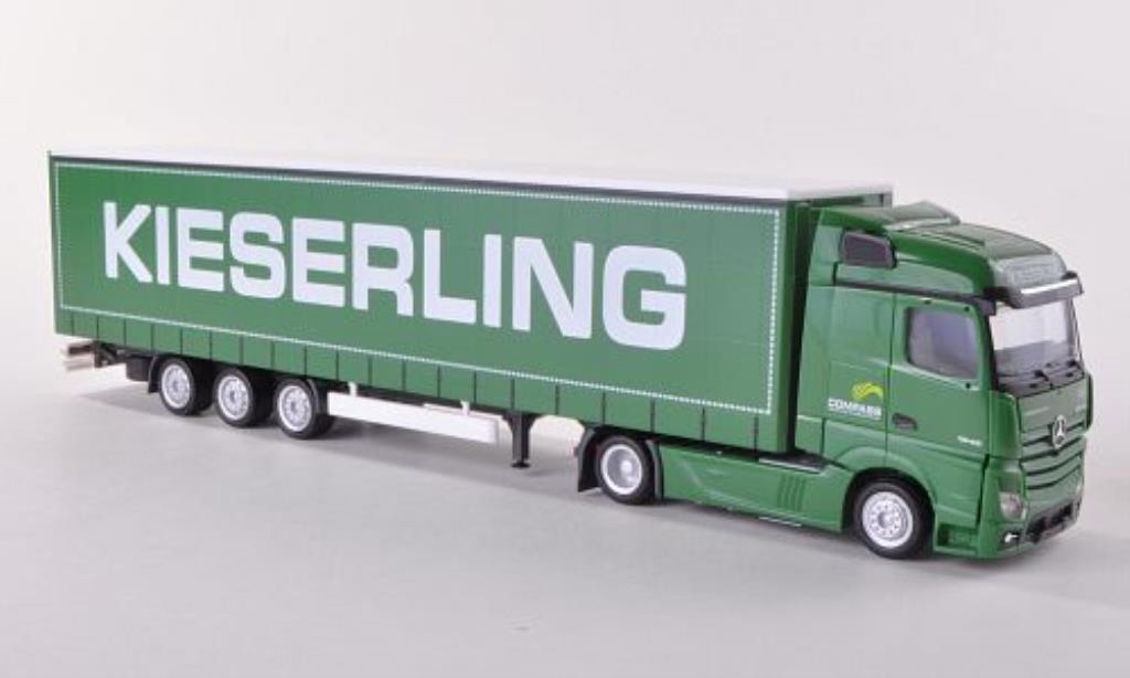 Mercedes Actros 1/87 Herpa Streamspace 2.5 Kieserling Lowlinerplanen-SZ modelauto
