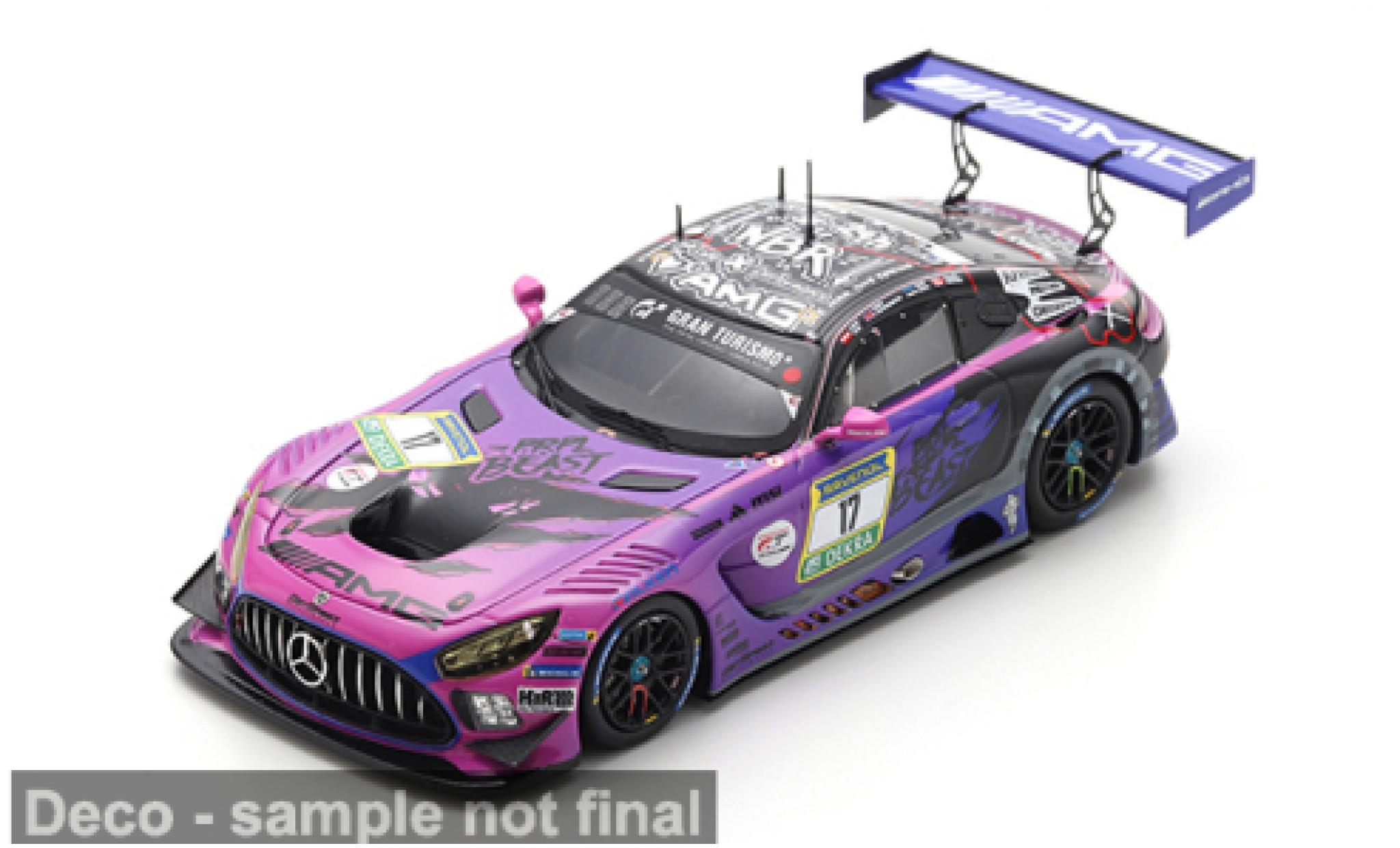 Mercedes AMG GT 1/43 Spark 3 24h N&uuml;rburgring 2025 -AMG Team GetSpeed #17 R.Aron/L.Auer 1:43 modelauto
