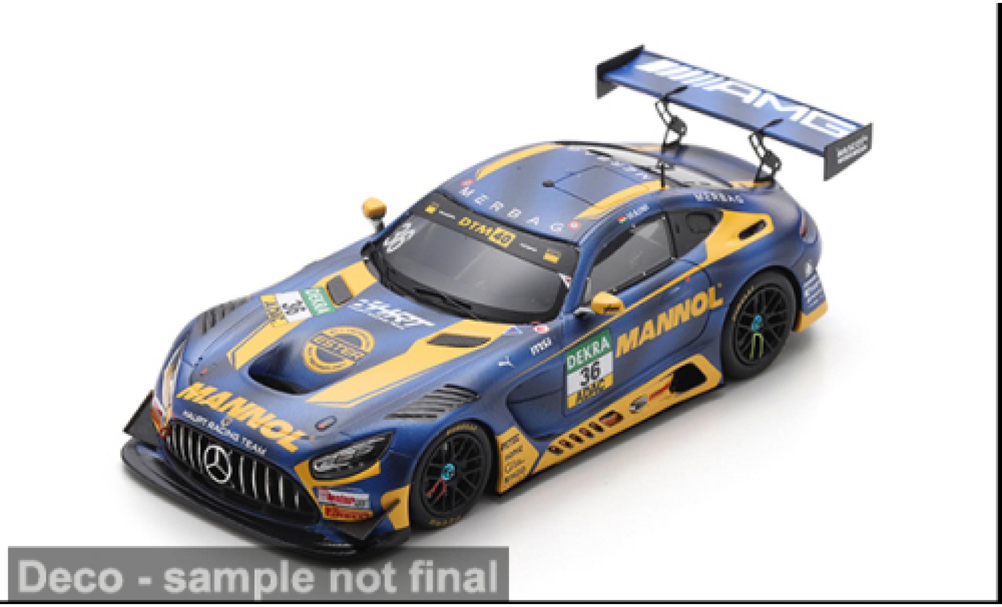 Mercedes AMG GT 1/43 Spark 3 DTM DTM-Saison 2024 Haupt Racing Team #36 A.Maini 1:43 modelauto