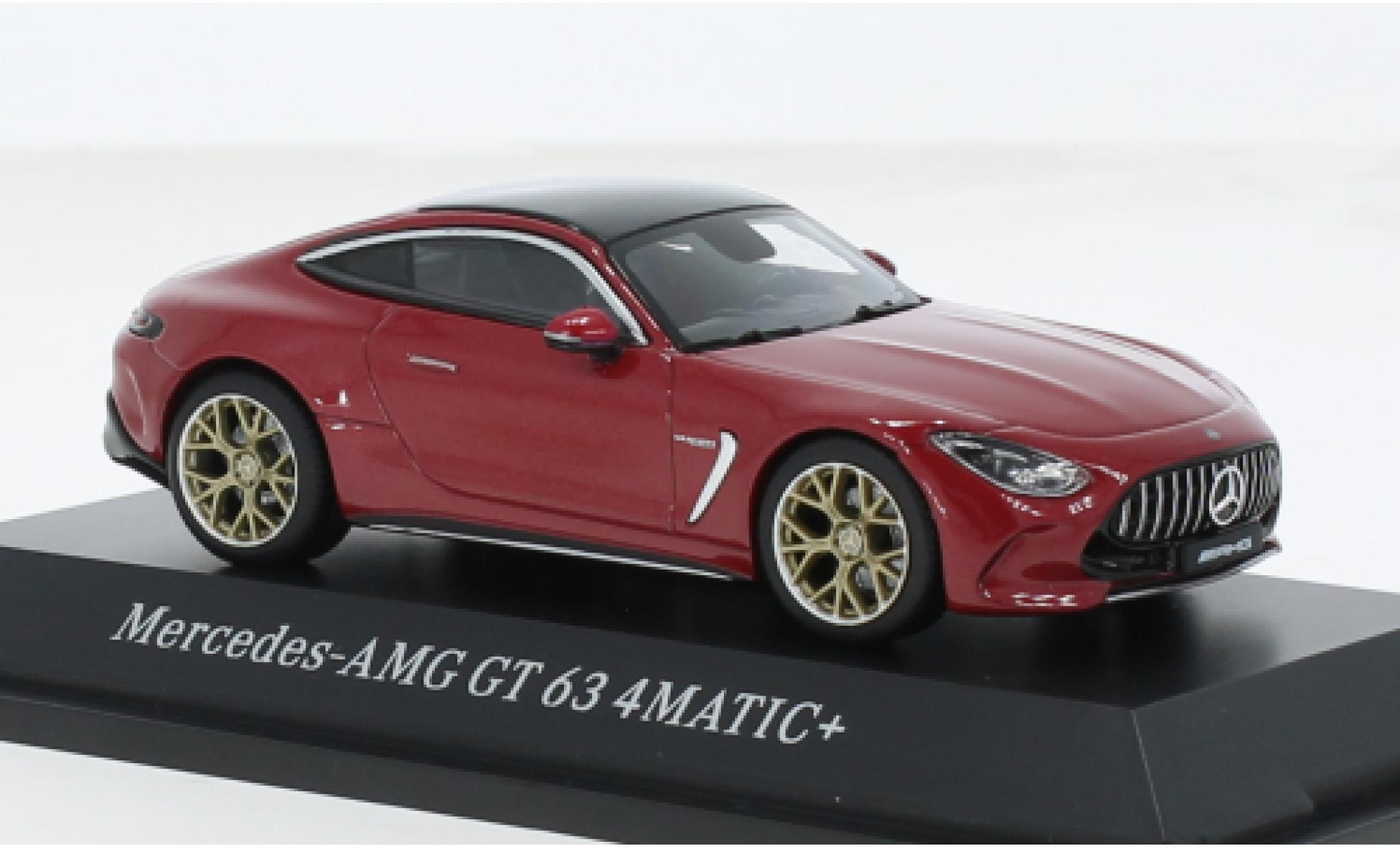 Mercedes AMG GT 1/43 I iScale 63 rood 1:43 modelauto