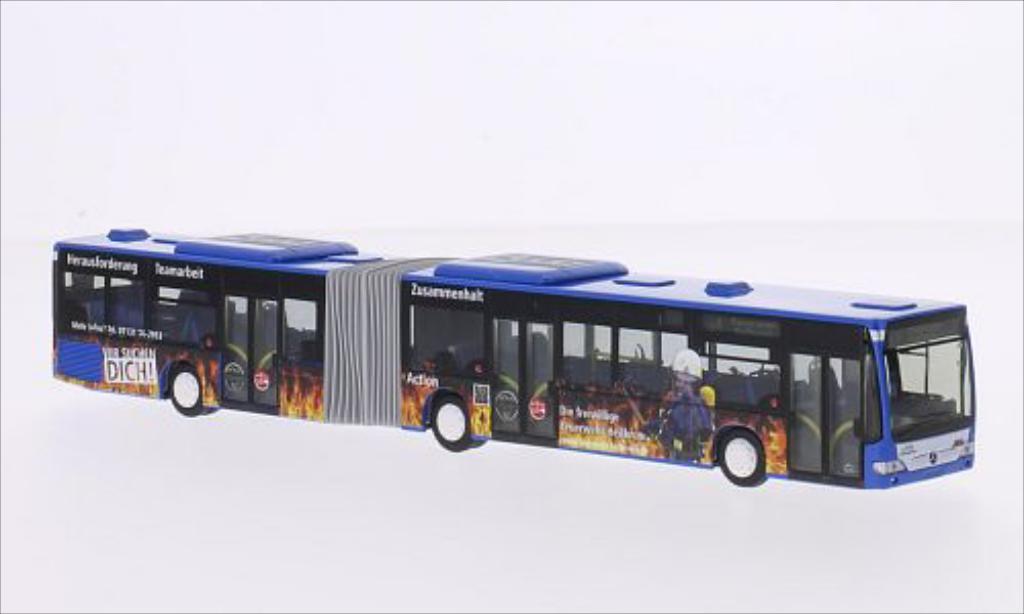 Mercedes Citaro 1/87 Rietze G E4 Stadtwerke Heilbronn - FW Heilbronn modelauto