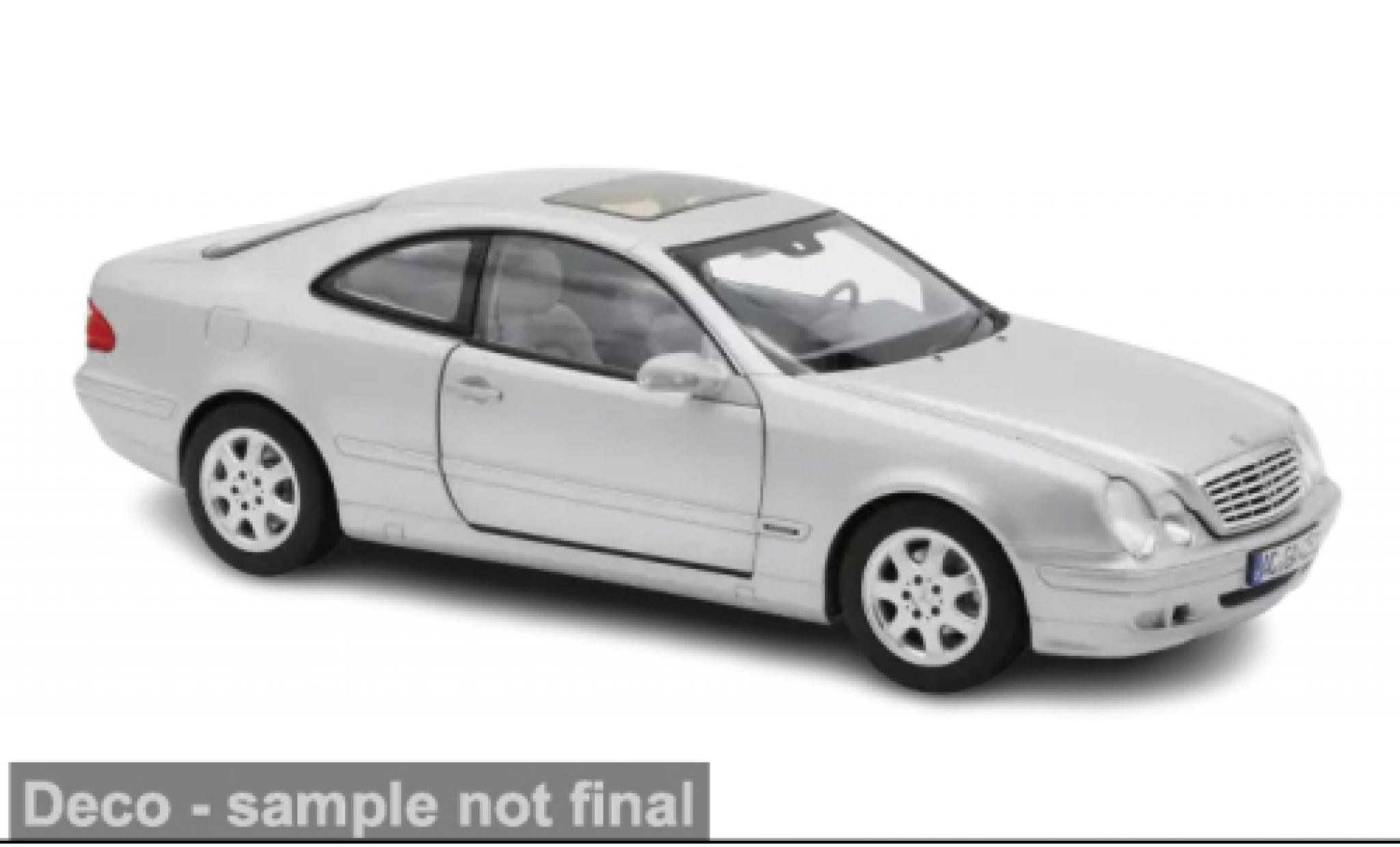 Mercedes CLK 1/18 Norev -Class grijs 2000 1:18 modelauto