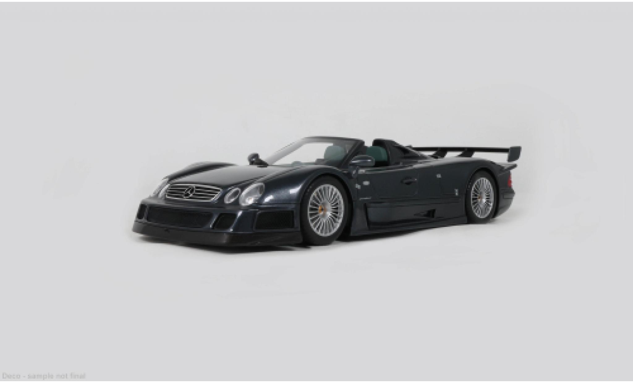 Mercedes CLK 1/18 GT Spirit GTR grijs 1999 1:18 modelauto