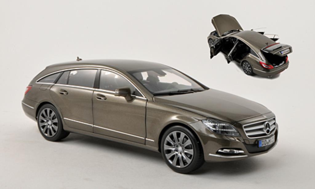 Mercedes Classe CLS 1/18 Norev 500 Shooting Brake (X218) grijs HQ 2012 modelauto