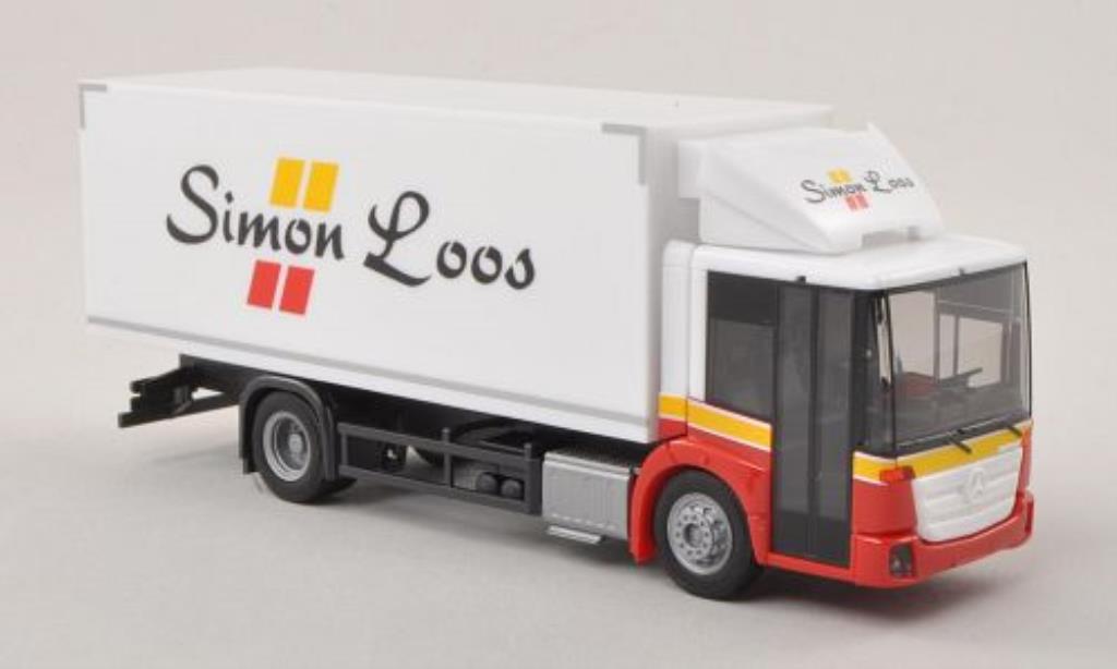 Mercedes Econic 1/87 Herpa 13 Simon Loos (NL) Kuhlkoffer-LKW modelauto
