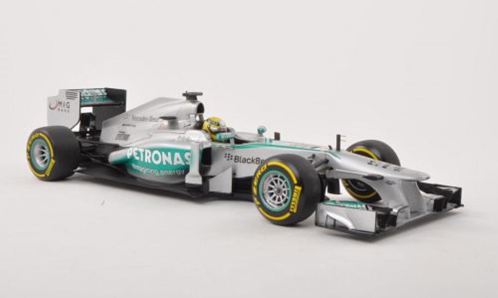 Mercedes F1 1/18 Minichamps W04No.9 Petronas -Saison 2013 modelauto