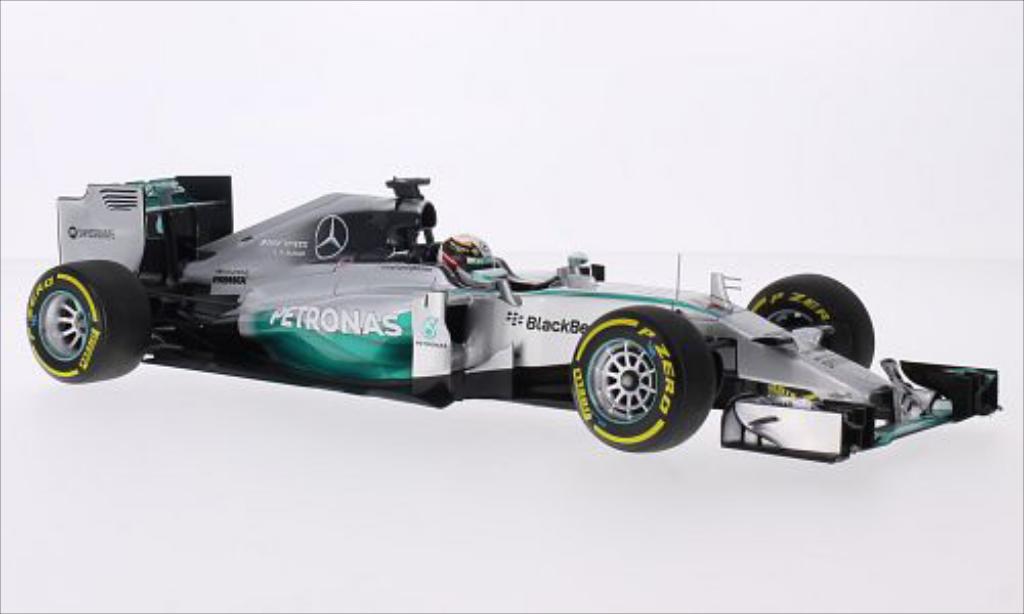 Mercedes F1 1/18 Minichamps W05 Hybrid No.44 AMG Petronas Team Petronas Formel 1 GP Abu Dhabi 2014 modelauto