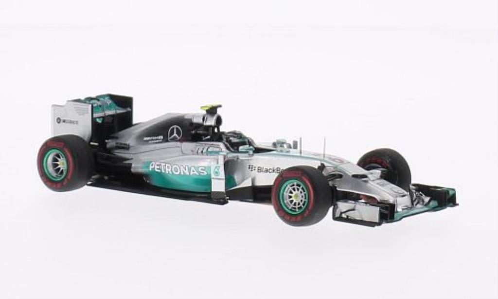 Mercedes F1 1/43 Spark W05 Hybrid No.6 Petronas GP Monaco 2014 modelauto