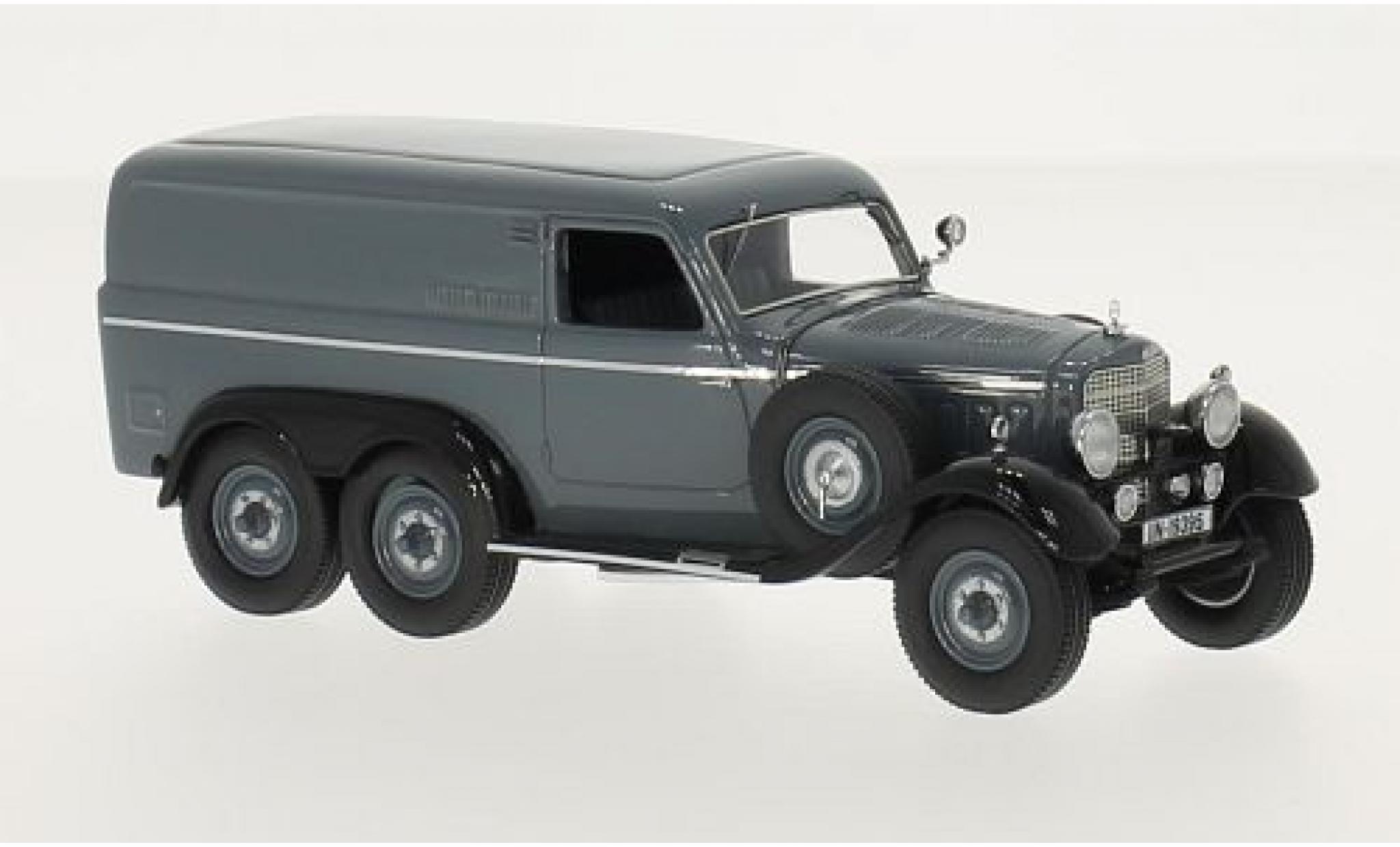 Mercedes G4 1/43 Matrix Bestelwagen grijs 1:43 modelauto