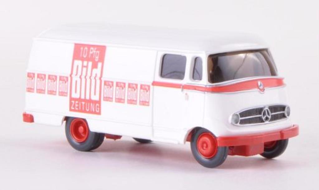 Mercedes L319 1/87 Wiking Kasten Bild Zeitung Lieferwagen modelauto