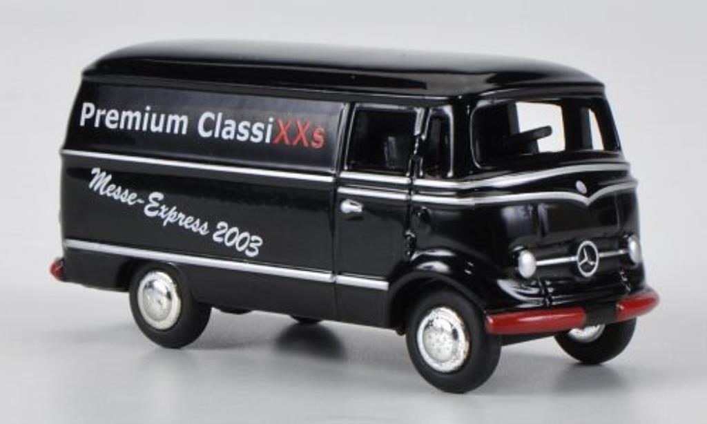 Mercedes L319 1/87 Bub Kasten Messe 2003 modelauto