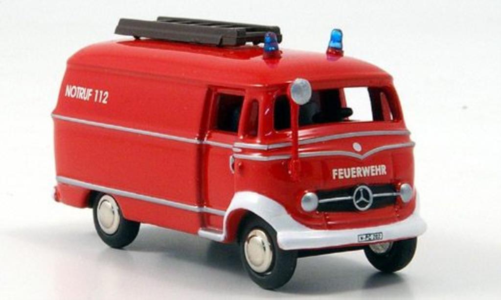 Mercedes L319 1/87 Bub Bestelwagen Brandweer modelauto