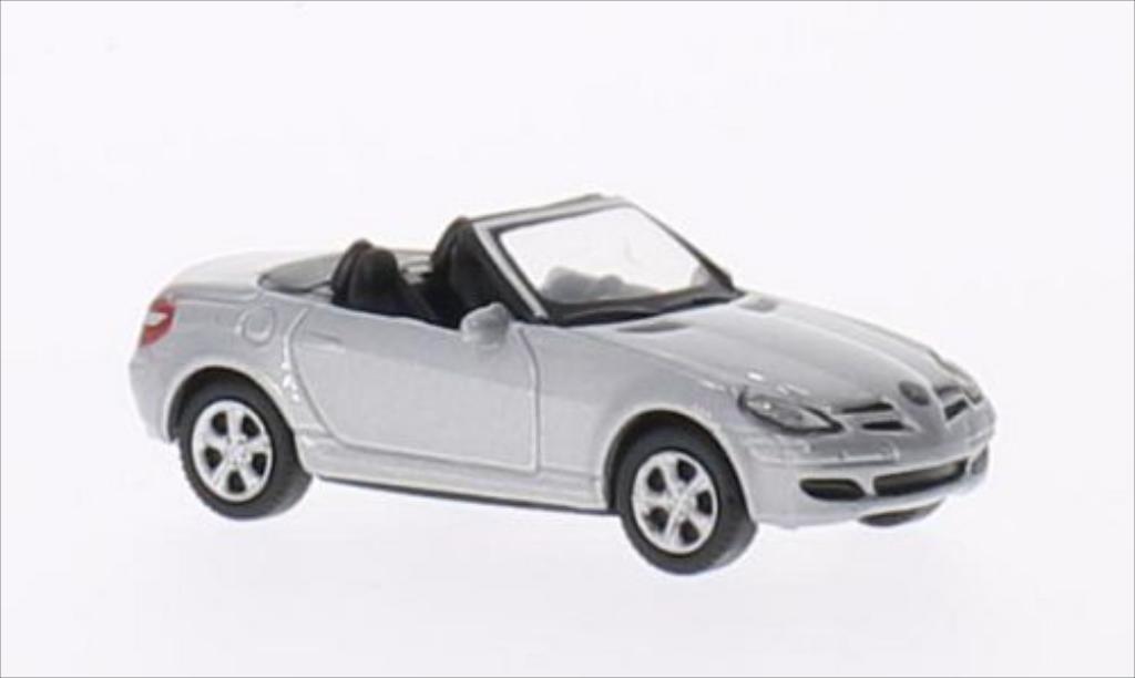 Mercedes Classe SLK 1/87 Welly 350 metallic grijs modelauto