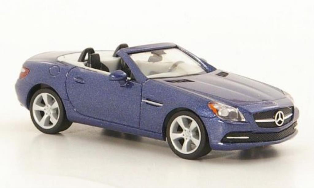 Mercedes Classe SLK 1/87 Herpa (R172) blauw 2011 modelauto