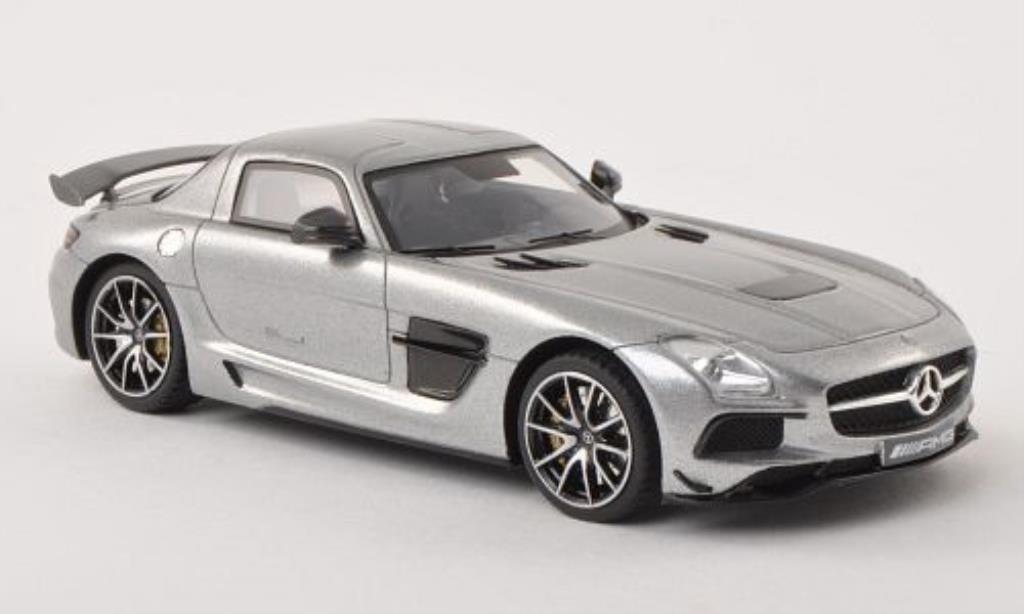 Mercedes SLS 1/43 Minichamps AMG (C197) Black Series grijs 2013 modelauto