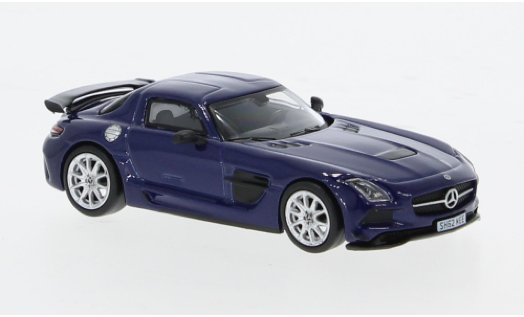 Mercedes SLS 1/64 Tarmac Works AMG Coupe bla 1:64 modelauto
