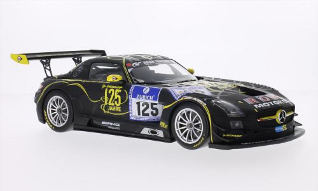 Mercedes SLS 1/18 Minichamps AMG GT3 No.125 Rowe Racing Dunlop 24h Nurburgring 2013 /M.Hartung modelauto