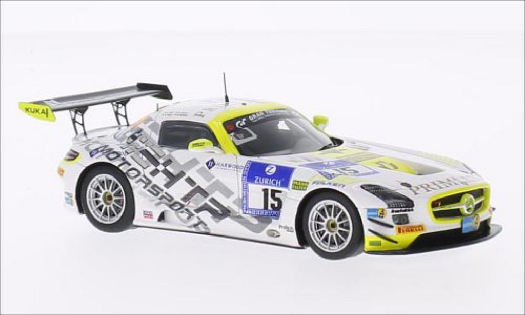 Mercedes SLS 1/43 Spark AMG GT3 No.15 HTP Motorsport GmbH 24h Nurburgring 2014 /R.Rehfeld modelauto