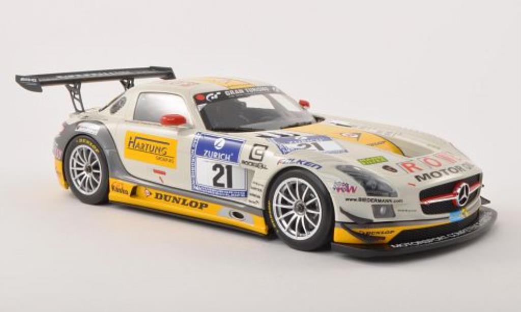 Mercedes SLS 1/18 Minichamps AMG GT3 No.21 Rowe Racing 24h Nurburgring 2013 /Hohenadel modelauto