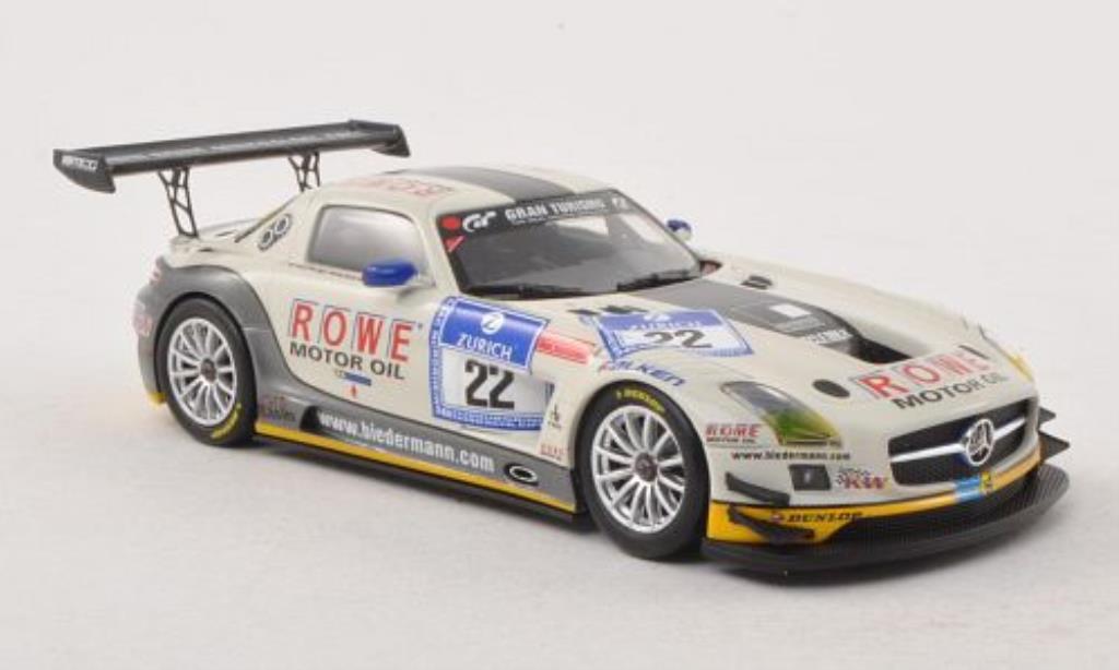 Mercedes SLS 1/43 Minichamps AMG GT3 No.22 Rowe Racing 24h Nurburgring 2012 /Seyffahrt modelauto