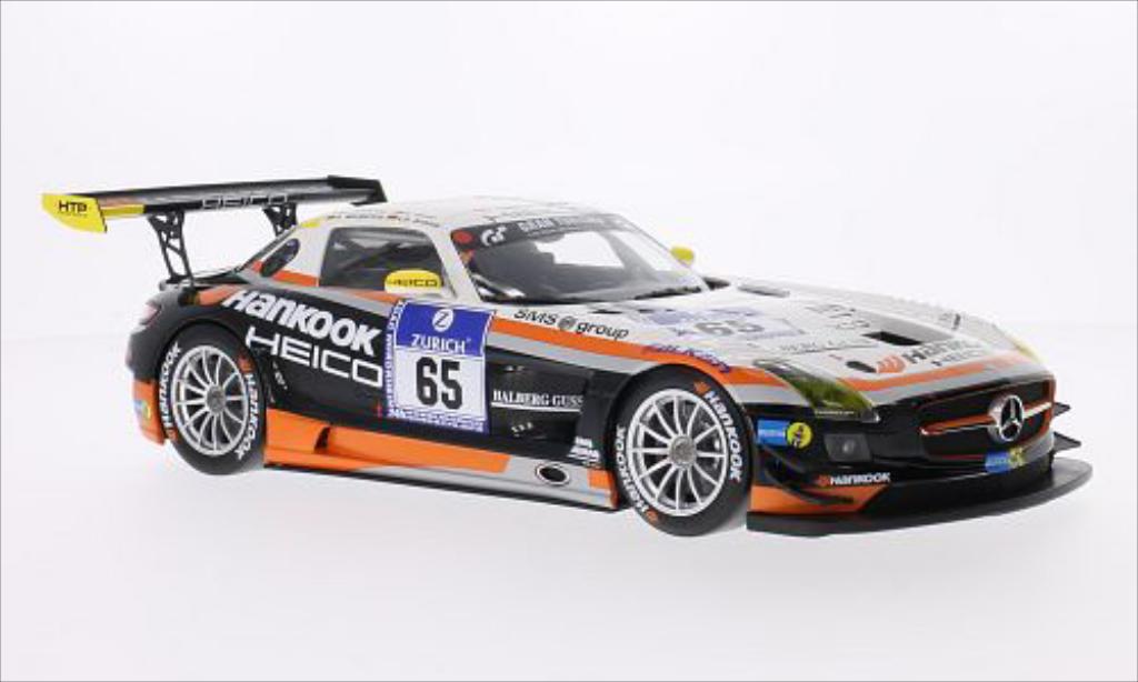 Mercedes SLS 1/18 Minichamps AMG GT3 No.65 Hankook-Team Heico Hankook 24h Nurburgring 2012 /A.Margaritis modelauto