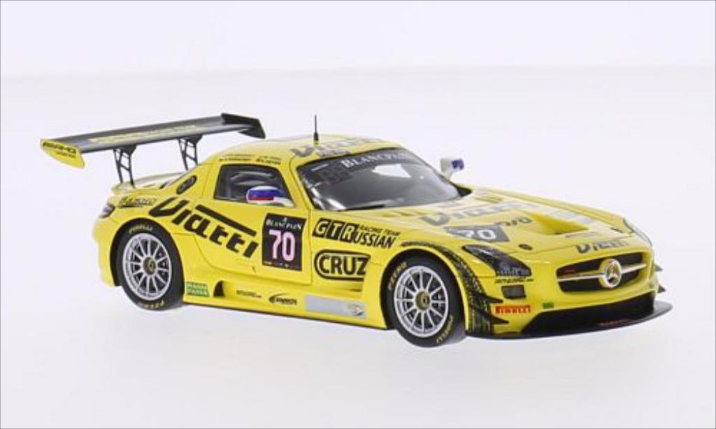 Mercedes SLS 1/43 Spark AMG GT3 No.70 GTRussian Racing Team 24h Spa 2015 /M.Toril modelauto