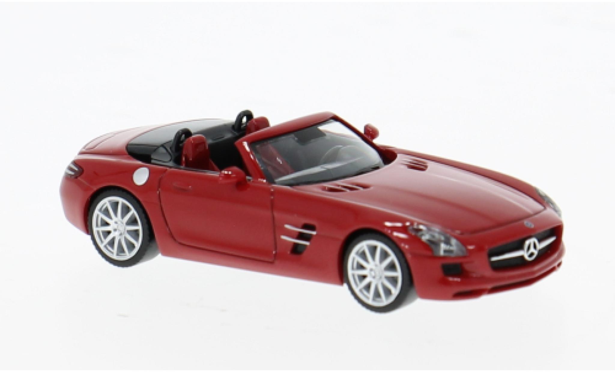 Mercedes SLS 1/87 Herpa AMG Roadster rood 1:87 modelauto