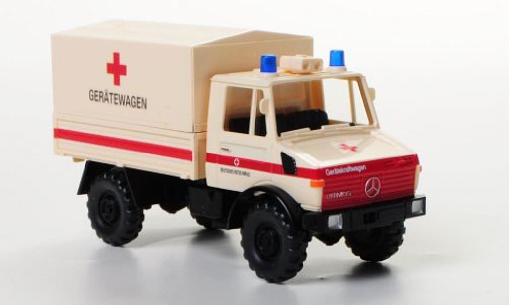 Mercedes Unimog 1/87 Wiking U 1300 L DRK Geratewagen modelauto