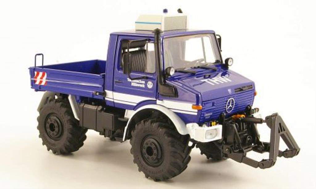 Mercedes Unimog 1/32 Schuco U 1600 THW modelauto