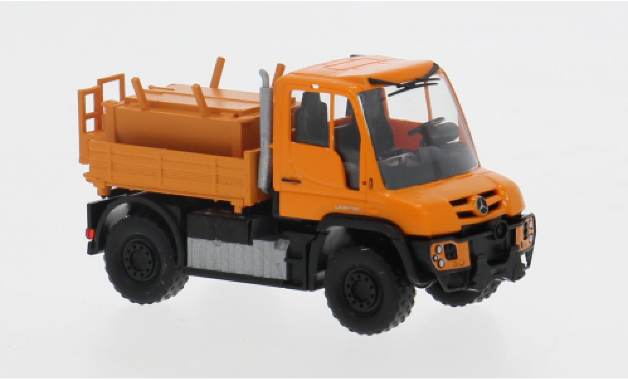 Mercedes Unimog 1/87 Busch U430 oranje 2013 1:87 modelauto