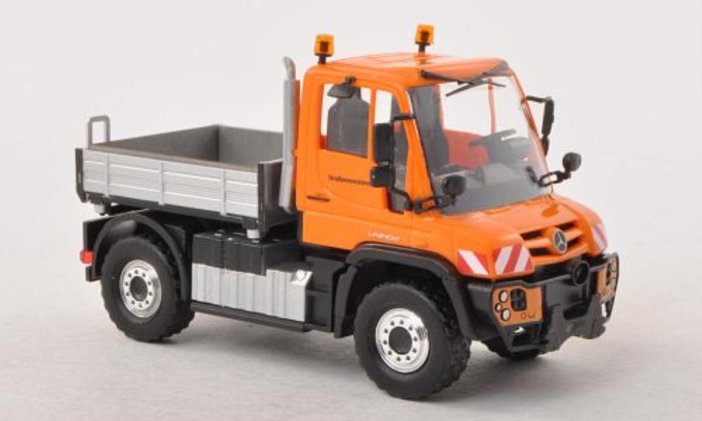 Mercedes Unimog 1/87 Busch U430 Pritsche Strassenmeisterei modelauto