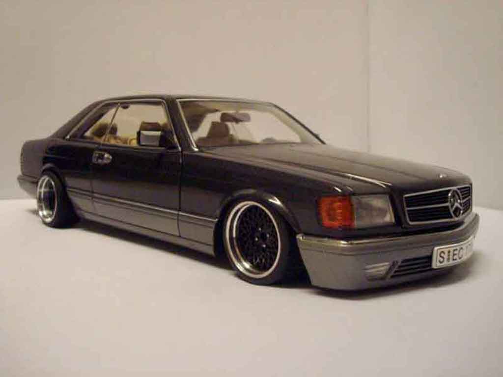 Mercedes 500 SEC 1/18 Autoart SEC jantes 16 bbs modelauto