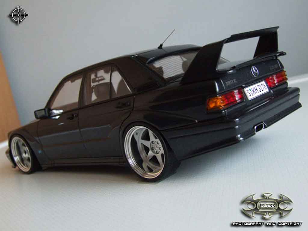 Mercedes 190 Evo 2.5 16 evolution 2 jantes bords larges 1/18 Autoart