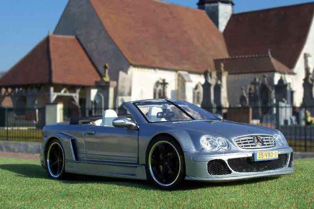 Mercedes Classe CL AMG DTM cabriolet 1/18 Maisto K AMG DTM cabriolet street grijs modelauto