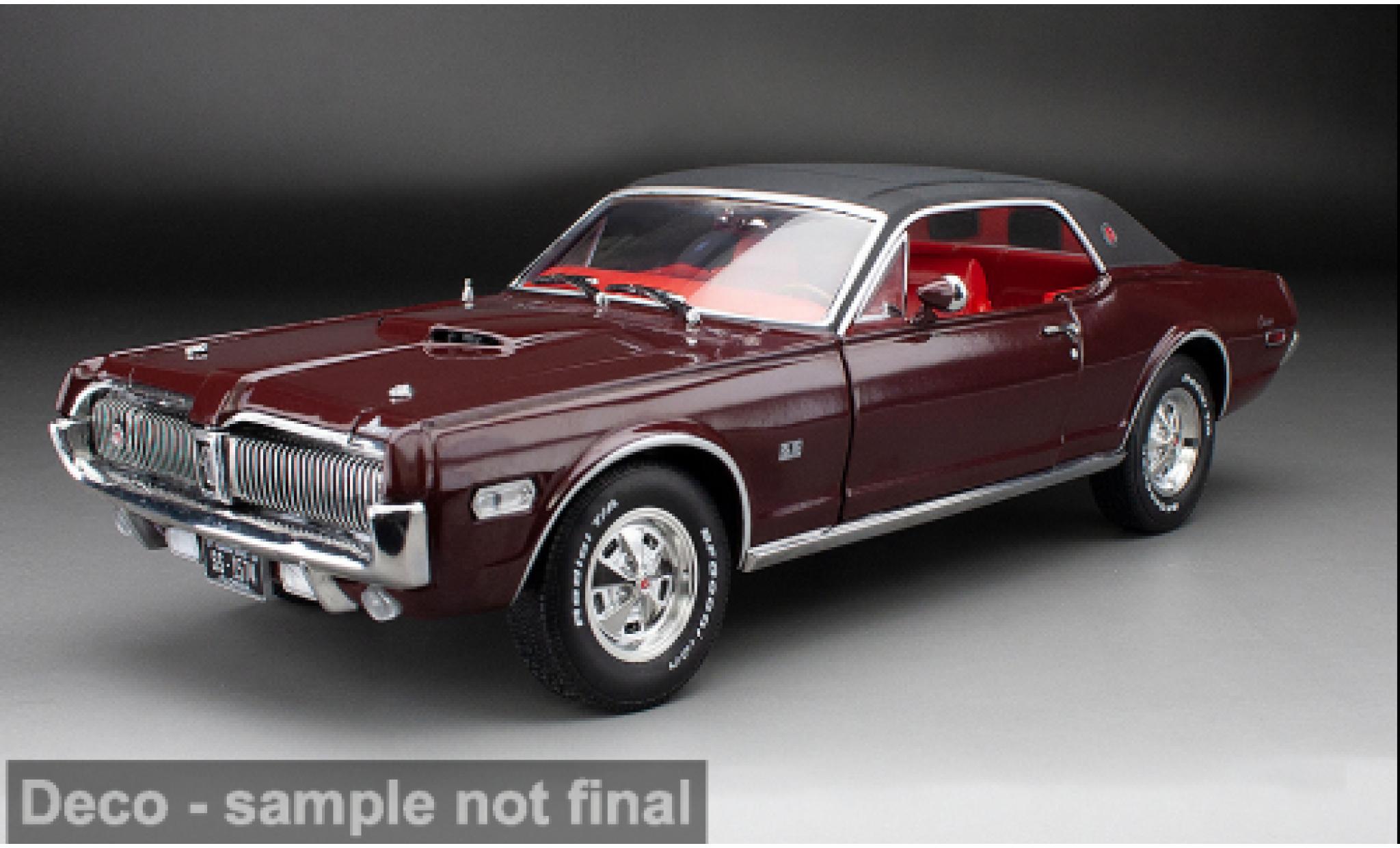 Mercury Cougar 1/18 Sun Star XR7G rood 1:18 modelauto
